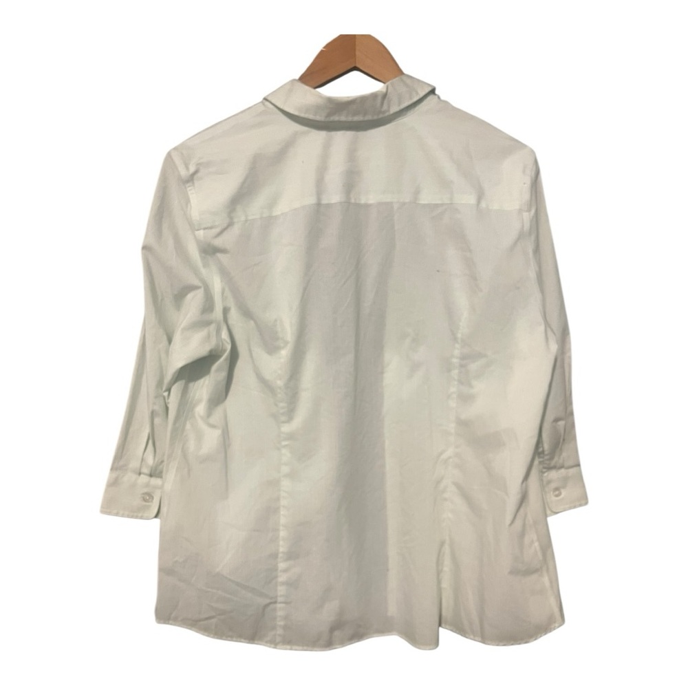 Eddie Bauer Women’s XL Button Down Shirt Bundle Light Green and Pink Stretch - Picture 6 of 10